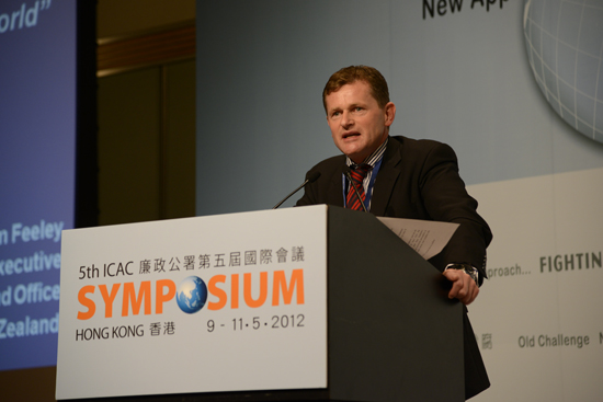 Mr Adam Feeley, Director and Chief Executive, Serious Fraud Office, New Zealand, speaking in Plenary Session (2)